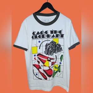 CAGE THE ELEPHANT NEON PILL RINGER TOUR 2024 T-SHIRT